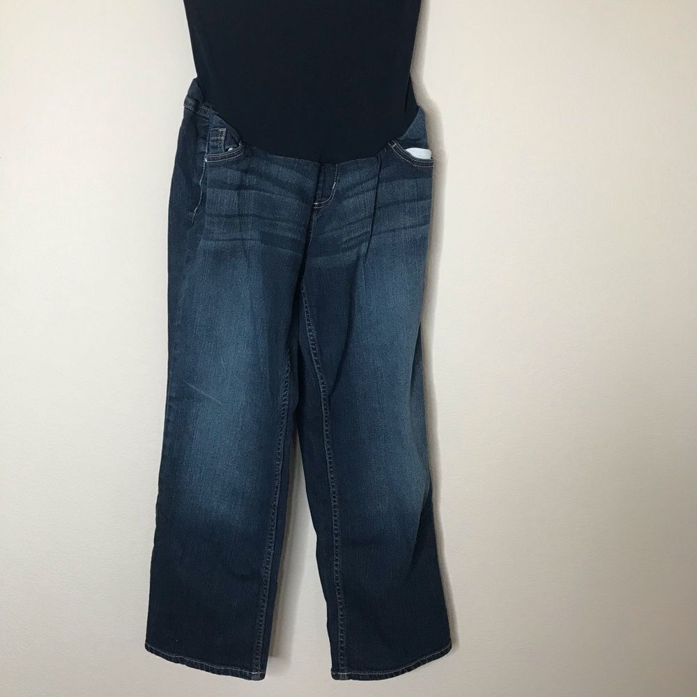 Motherhood maternity cropped jeans‎